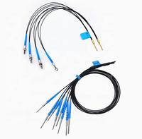 Câble de capteur laser à fibre optique multicanal M6 Sondes optiques haute sensibilité