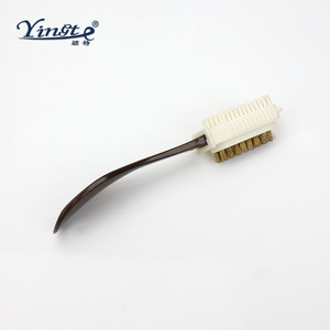 Yinste Shoe <b>Brush</b> Double Sided With Copper <b>Wire</b> For Stain Removal And Cleaning - Product Image 3