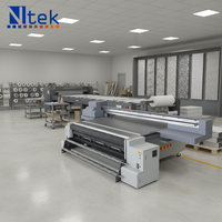 Impresora UV Híbrida Multicolor, Impresora 3D, Máquina de Impresión de Papel Tapiz y Vinilo, Impresora UV de Cama Plana