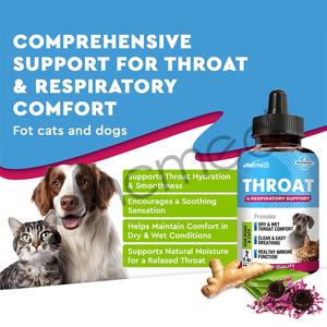 Complément pour chiens et chats Traitement de la toux de la cage pour chiens et chats Allergie canine Asthme félin Soulagement de la toux Suppresseur de toux pour animaux de compagnie - Product Image 6