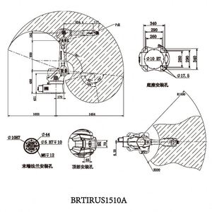 Robot industriel universel BORUNTE à 6 axes, charge utile 10 kg, portée 1500 mm, moteur PLC, IP54, pour manutention, soudage, chargement et pulvérisation - Product Image 4