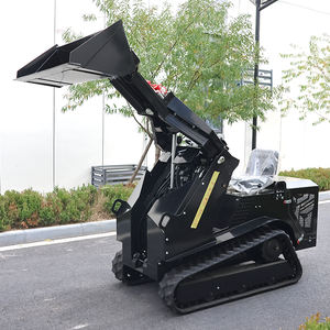 Mini-chargeuse télescopique sur chenilles compacte de 350 kg la <span class=keywords><strong>moins</strong></span> chère de l'usine avec accessoires de déneigement et de broyage de souches - Product Image 2
