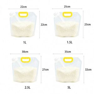 Bolsa de Agua Plegable Personalizada de 1L, 1.5L, 2.5L, 5L, 10L, Libre de BPA, Grado Alimenticio, PET/PE, con Asa y Boquilla, para Cerveza - Product Image 4