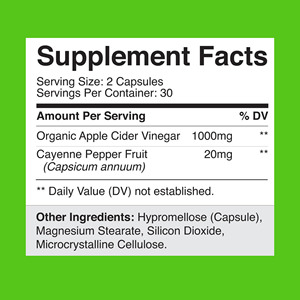 Cápsulas de Vinagre de Sidra de Manzana Keto para Mujeres, Extracto Complejo de Vinagre de Sidra de Manzana, Personalización al por Mayor, Apoyo a la Desintoxicación y Limpieza - Product Image 5