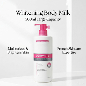 Leche Corporal Hidratante y Blanqueadora para Piel Opaca, Aclara e Hidrata Profundamente, Loción para el Cuidado Diario de la Piel, Venta al por Mayor, 500 ml - Product Image 5