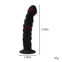 SEXBAY - Dildo de Silicona Realista de 5 Pulgadas con Ventosa Superfuerte para Uso Masculino y Femenino