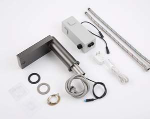 स्वचालित टचलेस बाथरूम मोशन सेंस बेसिन जल नल मिक्सर टैप सेंसर स्मार्ट नल पीतल रसोई भंडारण समकालीन - Product Image 5