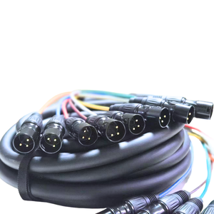 Câble <span class=keywords><strong>XLR</strong></span> vers <span class=keywords><strong>XLR</strong></span> 6 canaux, connecteur numérique, répartiteur pour microphones, équipement d'enregistrement de scène et de studio, câble professionnel pour diffusion en direct - Product Image 2