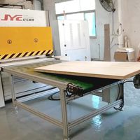 Machine de panneau de noyau de porte en bois de stratification RF à haute fréquence pour la fabrication de portes en bois