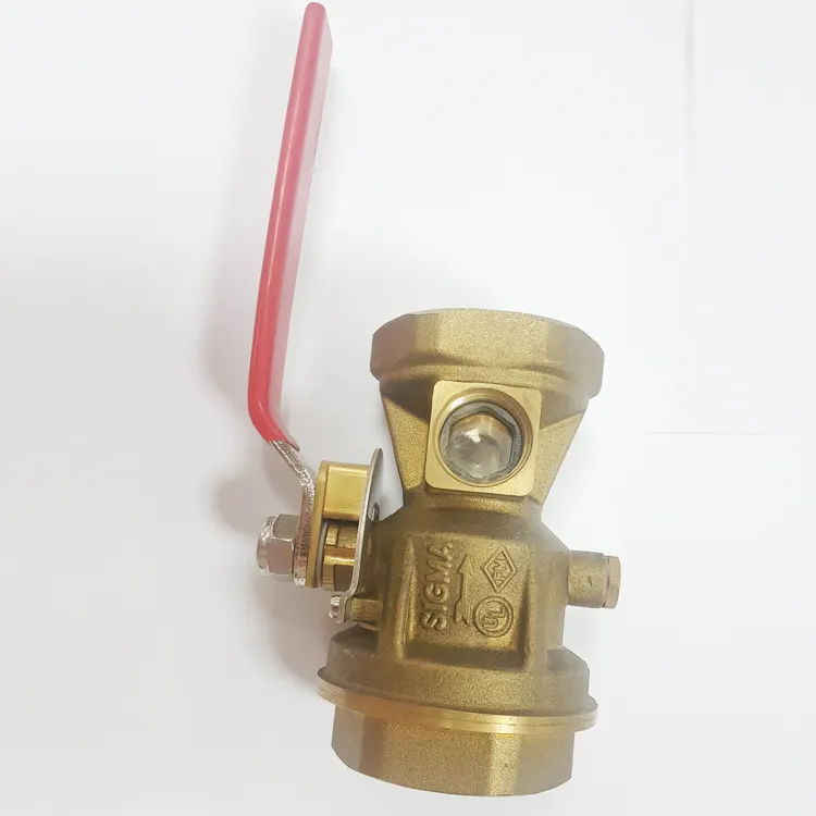 1" 11/4" 2"high quality integrated sight glass firefighting production Brass hydrant test drain valve