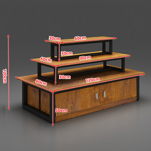 Présentoir d'îlot de supermarché personnalisé, présentoir promotionnel essentiel pour chaussures et snacks, étagères de gondole de supermarché - Product Image 6