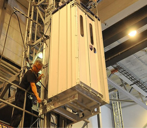 निर्माण के लिए कस्टम इलेक्ट्रिक एल्यूमीनियम लिफ्ट प्लेटफॉर्म धातु विद्युत मचान निर्माण लिफ्ट निर्माण लिफ्ट मोटर गियर - Product Image 1