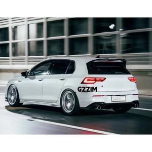 Kit carrosserie en plastique GZZIM de haute qualité pour VW Golf 8 GTI Noir brillant Couleur personnalisée Pièces automobiles - Product Image 5