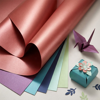 Papier cartonné nacré anti-ondulation 250 g/m², double face couché, brillant, pour boîtes à bijoux et emballages cadeaux