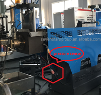 Bouteilles HDPE, tambour, film plastique, recyclage par ligne de granulation pp pe, machine de découpe, machine de fabrication de granulés