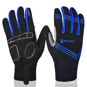 Bcooln Winter Windproof Cycling <b>Gloves</b> Thickened <b>Warm</b> Touchscreen Mountain Bike <b>Gloves</b> Unisex Adult - Product Image 1