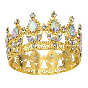 <span class=keywords><strong>สี</strong></span>ผสมในท็อปเปอร์เค้กมงกุฎทรงกลมบาร็อคพร้อมอุปกรณ์ตกแต่งเทียร่าและอุปกรณ์ตกแต่งช่อดอกไม้ - Product Image 5