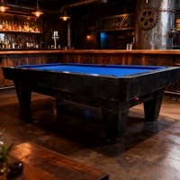 Table de billard professionnelle en bois massif de haute qualité, 9 pieds ou 8 pieds, pour usage domestique ou en club, fournie directement par l'usine