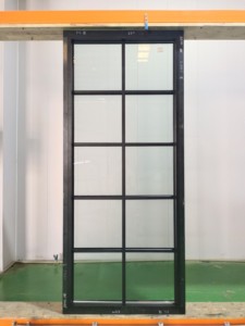 ZMR AS2047 Fenêtre panoramique noire Rideaux à persiennes français horizontaux en acier inoxydable à <span class=keywords><strong>triple</strong></span> <span class=keywords><strong>vitrage</strong></span> Style ouvert fixe Excellent <span class=keywords><strong>prix</strong></span>! - Product Image 3