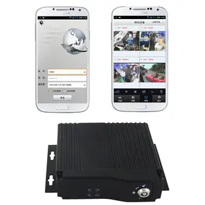 MIni Wifi Gps 4 kanal 4g araba MDVR okul otobüsü Video sıkıştırma H.264 mobil Dvr