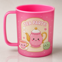 Qualité supérieure, gobelet réutilisable pour enfants en PP lenticulaire 3D, 500 ml, à boire directement, fabriqué en Chine, pour la promotion de souvenirs