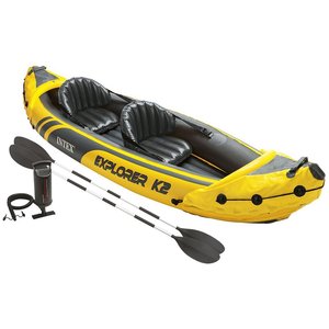 Kayak <span class=keywords><strong>K2</strong></span>, Kayak Inflable para 2 Personas con Remos de Aluminio y Bomba de Aire de Alto Rendimiento - Product Image 1