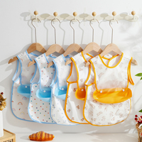 Bavoir jetable sur mesure de style coréen à motif de dessin animé pour bébé, imperméable
