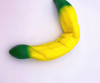 Jouet Squishy Écologique Géant en Forme de Banane, Doux, à Remontée Lente, en PU, Anti-Stress