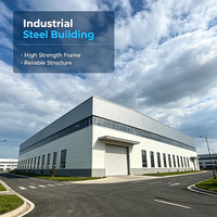 Entrepôt en structure métallique préfabriquée professionnelle avec un design moderne et des dessins AutoCAD pour usine de fabrication