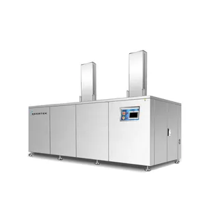 Multi station ultrasonic cleaning machine system