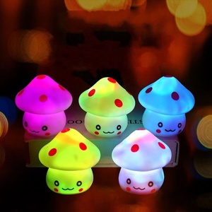 RGB Colorful Mushroom Switch Control <b>Soft</b> Silicon Pat Night <b>Light</b> Colorful Mushroom LED Night <b>Light</b> for Kids Gift - Product Image 4