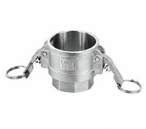 Acoplamiento de seguridad tipo Camlock con clip, de acero inoxidable, con ranura y leva, adaptador de rosca hembra a macho, conector rápido - Product Image 3