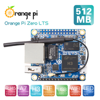 Orange Pi Zero LTS 512 Mo Mini PC Tablette Allwinner H3 SoC Carte de développement open source Android Linux OS 5V Boîtier blanc