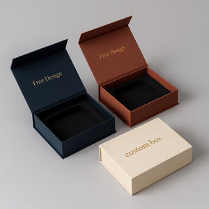 Logo personnalisé Cajas magnétiques à impression haut de gamme, carton <span class=keywords><strong>en</strong></span> <span class=keywords><strong>papier</strong></span> rigide de luxe fait à la main, emballage de boîte cadeau <span class=keywords><strong>vide</strong></span> simple avec fermeture magnétique - Product Image 1