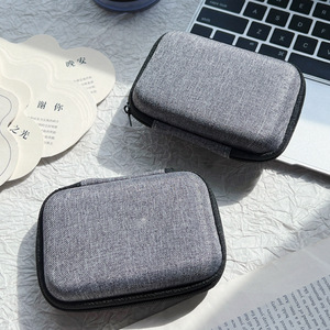 Headphone Storage <b>Bag</b> Data <b>Cable</b> Charger USB Flash Drive Multi Functional Digital Accessory Portable Case Rectangle Small - Product Image 4