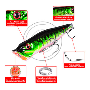Hochwertiger Proberos-Kunstköder, Wellenfischköder, 9,5 cm, 12 g, biomimetischer Hartköder aus Kunststoff, Angelgerät - Product Image 3