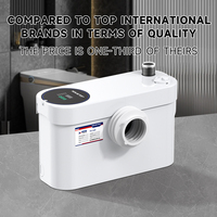 Pompe de relevage de relevage des eaux usées WDDM Silence, intelligente, durable, style épuré, pour toilettes murales commerciales, en acier inoxydable
