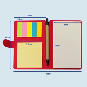 Bloc de Notas Adhesivas Multifuncional al por Mayor, con Bolígrafo, Esencial para Estudiantes y Oficinas, Juego de Papelería, Soporte para Bloc de Notas - Product Image 2
