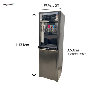 Dispensador de Agua Vertical de Alta Calidad con Compresor de 910W, Modelo AQ-9113, Tipo Presión, Agua Fría, Caliente y Templada, 110-240V - Product Image 2