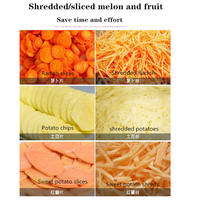 Pomme de terre Melon et fruits hachoir électrique automatique trancheuse à légumes Machine fruits découpe rectifieuse hachoir à aliments trancheuse