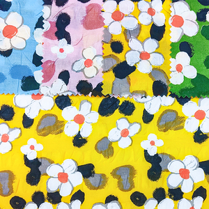 Tela de algodón para niños con diseño personalizado, tela tejida con estampado floral de algodón 100% - Product Image 3