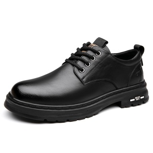 Nuovi Arrivi Primavera-Autunno: <span class=keywords><strong>Scarpe</strong></span> Casual da <span class=keywords><strong>Uomo</strong></span> in PU Fatte a Mano, Stile Retrò Workwear con Lacci e Suola in PVC, Modello 601 - Product Image 5
