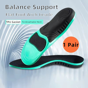 Plantillas Ortopédicas de EVA con Soporte de Arco, Almohadilla Correctora para Pie Plano, Amortiguación Elástica para Piernas, Plantillas Cómodas para Hombres y Mujeres - Product Image 1