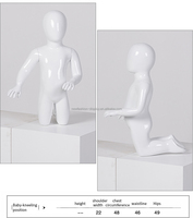 Maniquí Infantil de Cuerpo Completo de Fibra de Vidrio, Estilo Europeo Original, en Poses de Pie y Sentado, para Boutique, Modelado Infantil, Lindo