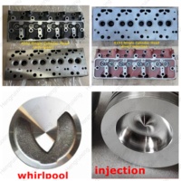 Pièces de moteur diesel, culasse monocylindre pour K4102. Veuillez fournir des photos du bas du piston pour vérifier si l'injection est directe ou par tourbillonnage.