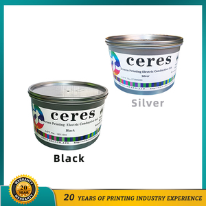 Tinta Conductora para Serigrafía, Color Negro Carbón, 1 kg/lata - Product Image 2