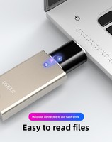 Convertidor OTG de Tipo-C a USB 3.0 de Aleación de Aluminio para Laptop, Uso en Auto, Transferencia de Datos para Android Auto y Smartphones, Accesorios de Computadora