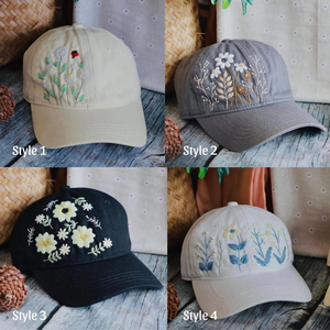 หมวกเบสบอล 5 แผง ปักลายดอกไม้ ระบายอากาศ กันน้ำ แบบคลาสสิก สำหรับขายส่ง รับทำโลโก้ตามสั่ง - Product Image 6