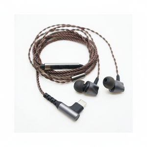 Nouveaux écouteurs intra-auriculaires avec connexion Type C, construction métallique, microphone intégré et transducteur dynamique pour utilisation mobile - Product Image 1