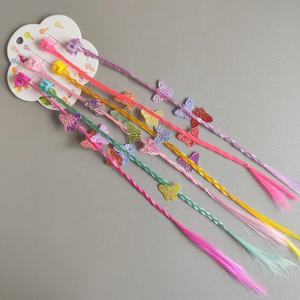 Perruque de tresse sale et fraîche colorée pour enfants nouvelles filles exécutant un clip de griffe de trompette de danse de rue - Product Image 6